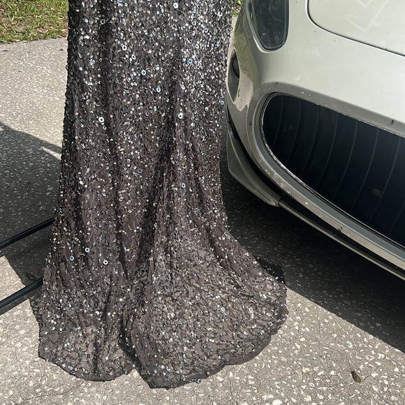 Adrianna papell black tie event dress US size 8 - Picture 7 of 8